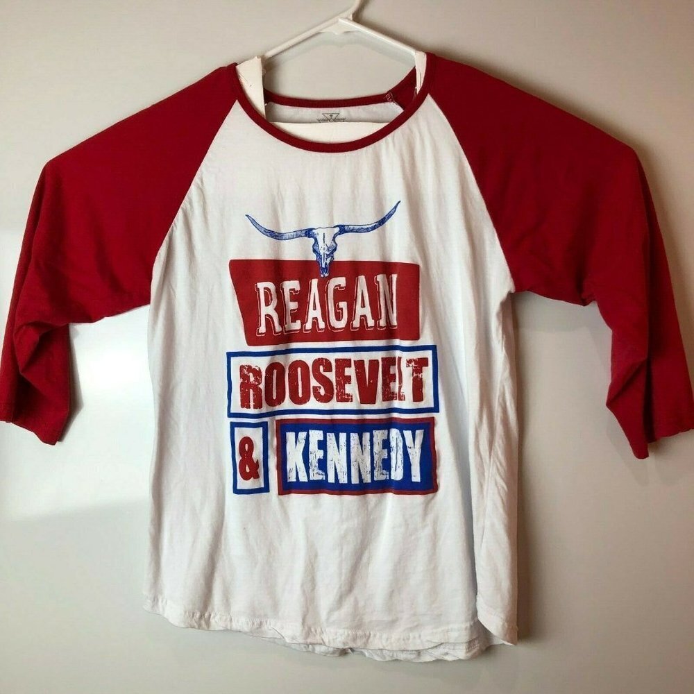 Reagan Roosevelt Kennedy Crazy Train XXL Shirt